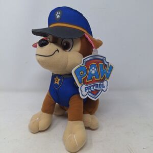 Nickelodeon Paw Patrol Chase Police Officer Cop Dog Plush Stuffed Animal 10 Inch